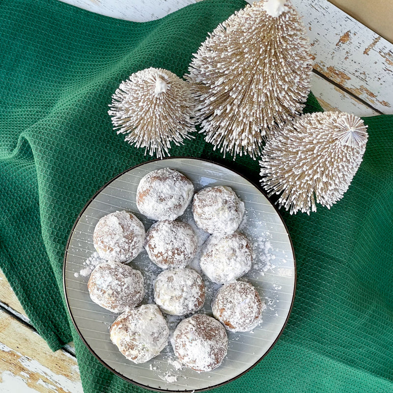 Night Night Christmas Snowball Cookies